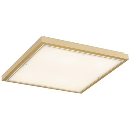 Argon 1816 - Стельовий світильник CARLSON 4xE27/15W/230V 60x60 см золотий