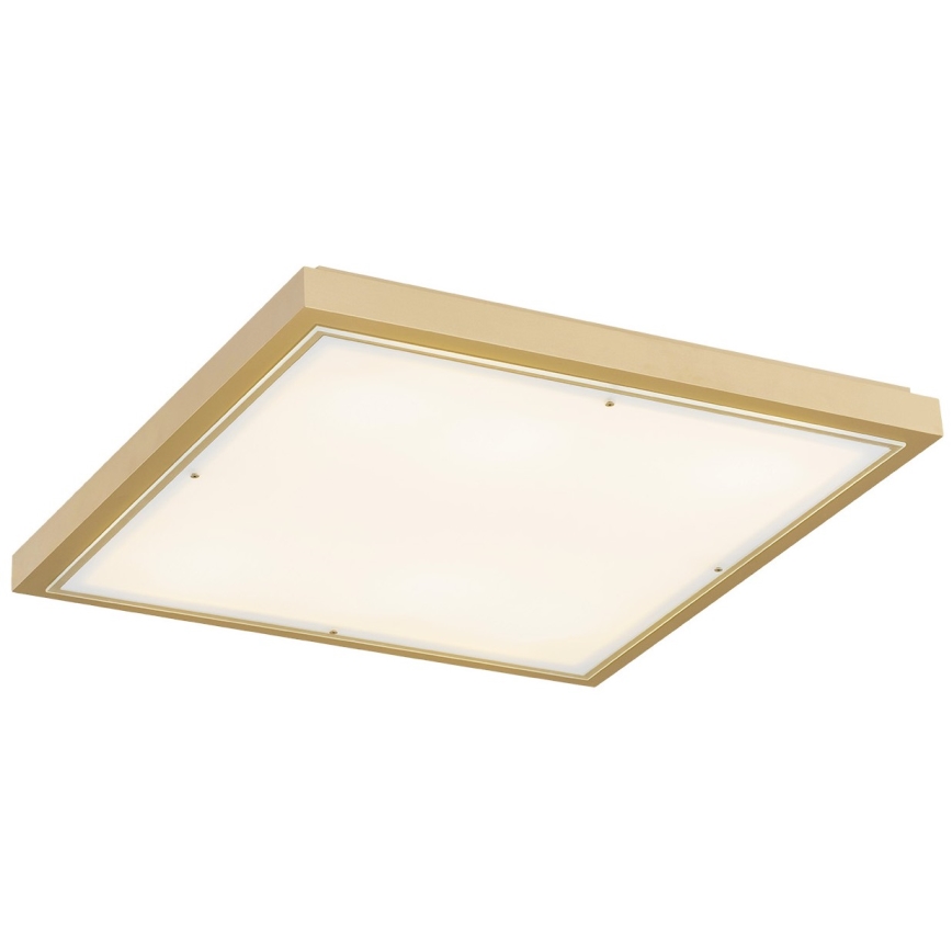 Argon 1816 - Стельовий світильник CARLSON 4xE27/15W/230V 60x60 см золотий