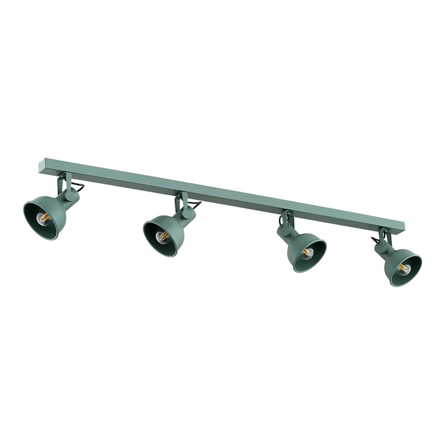 Argon 1819 - Точечный светильник LENORA 4xE14/7W/230V зеленый