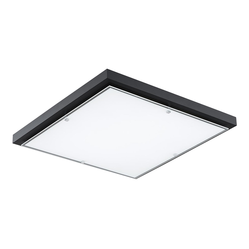 Argon 1826 - Стельовий світильник CARLSON 4xE27/15W/230V 60x60 см чорний
