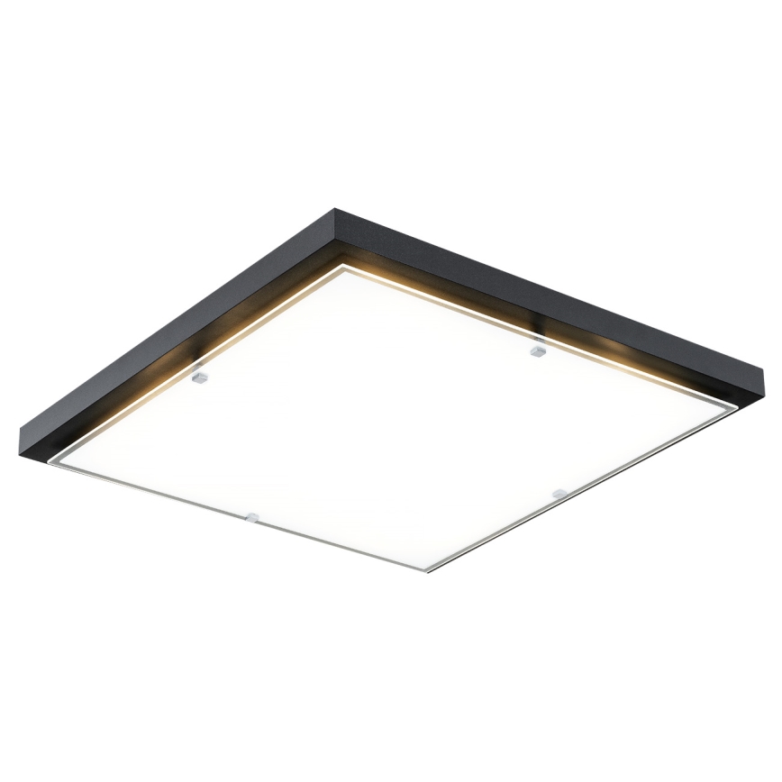 Argon 1826 - Стельовий світильник CARLSON 4xE27/15W/230V 60x60 см чорний