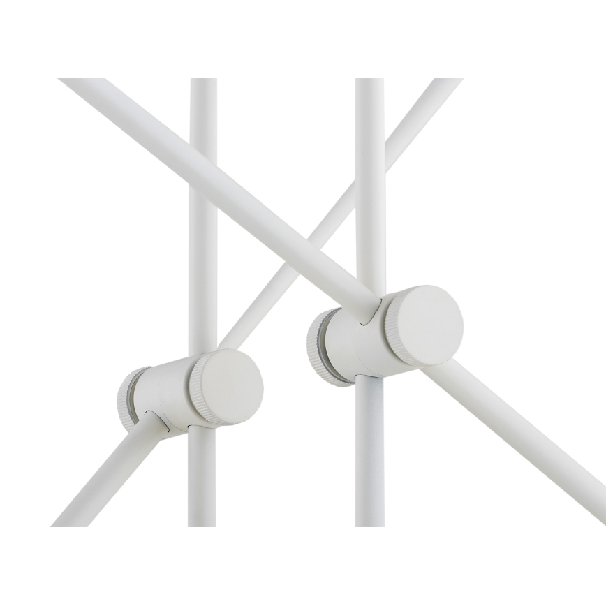 Argon 1841 - Люстра на штанзі ABSOS 4xE14/7W/230V алебастровий білий