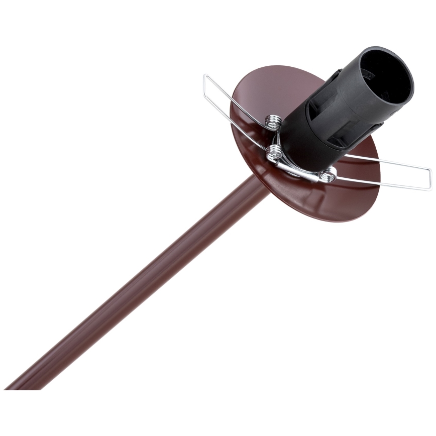 Argon 1842 - Люстра на штанзі ABSOS 4xE14/7W/230V алебастровий коричневий