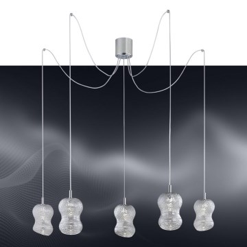 Argon 2073 - Світлодіодна підвісна люстра GARDA 5xLED/5W/230V
