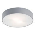 Argon 2083 - Стельовий світильник DARLING 5xE27/15W/230V діам. 60 см сірий
