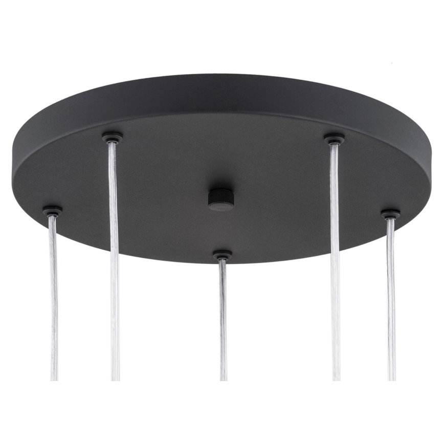 Argon 2103 - Підвісна люстра HOLLYWOOD 5xE14/7W/230V чорний