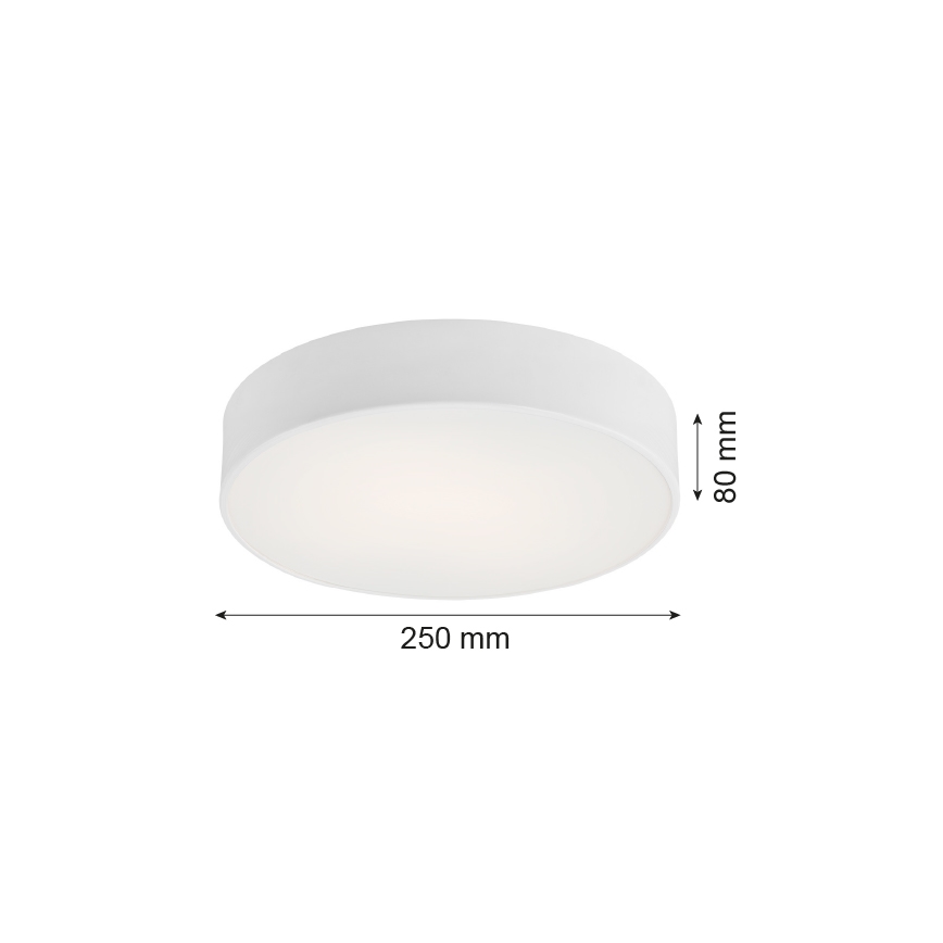 Argon 3082 - Стельовий світильник DARLING 2xE27/15W/230V діаметр 25 см білий