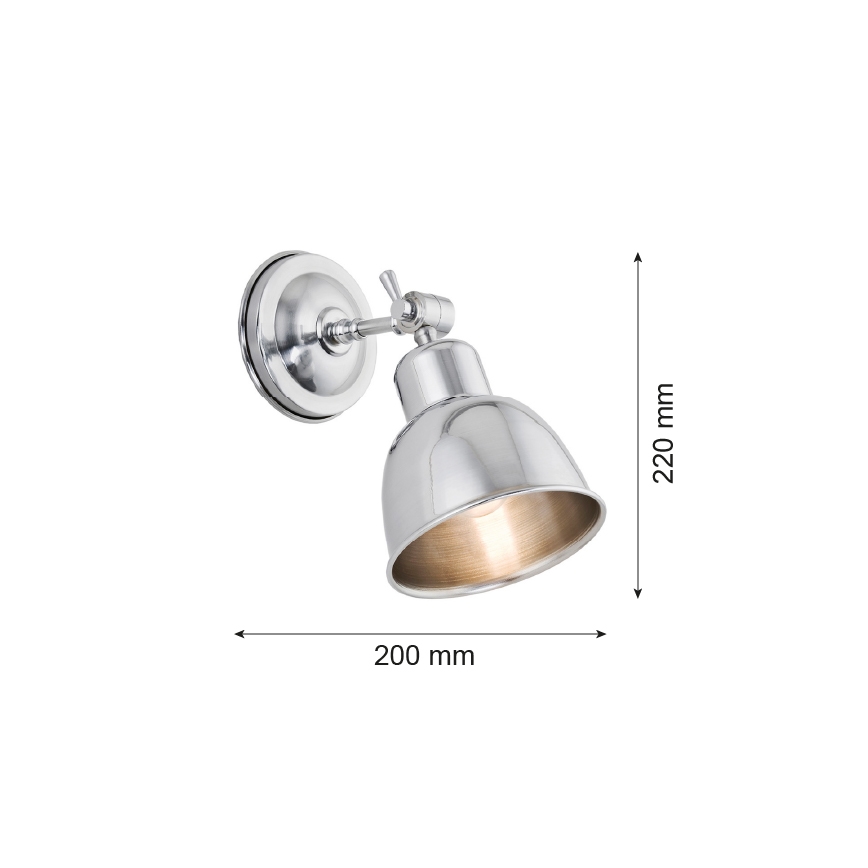 Argon 3172 - Настенный светильник EUFRAT 1xE27/60W/230V