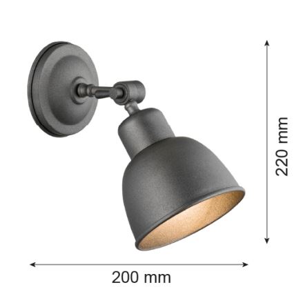 Argon 3183 - Настенный светильник EUFRAT 1xE27/60W/230V