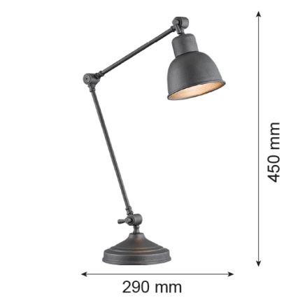 Argon 3195 - Настільна лампа EUFRAT 1xE27/15W/230V