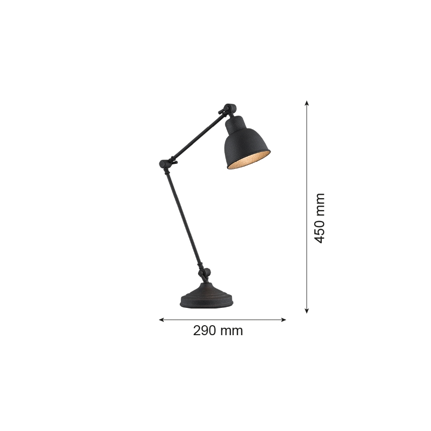Argon 3197 - Настільна лампа EUFRAT 1xE27/15W/230V