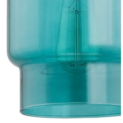 Argon 3271 - Підвісна люстра NEWA 1xE27/15W/230V бірюзовий