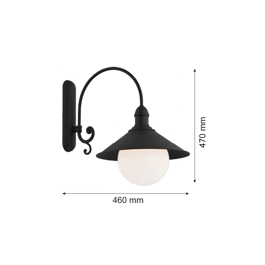Argon 3286 - Настенный светильник ERBA BIS 1xE27/60W/230V