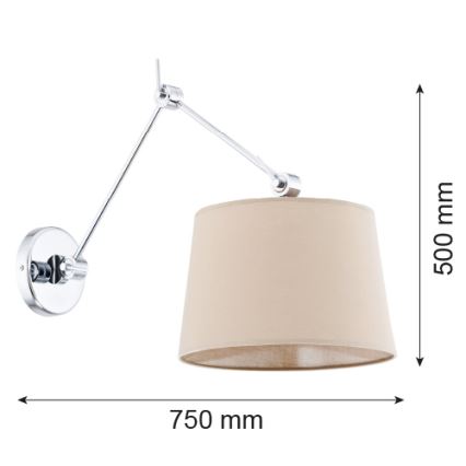 Argon 3546 - Настенный светильник ZAKYNTOS 1xE27/60W