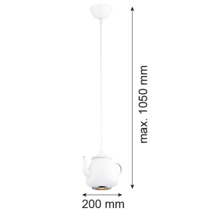 Argon 3650 - Підвісний світильник JAMAJKA 1xGU10/50W/230V