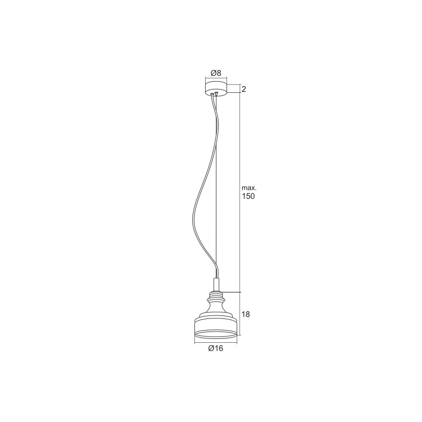 Argon 3795 - Світлодіодна підвісна люстра TULUZA LED/5W/230V
