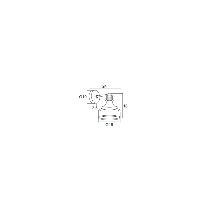 Argon 3796 - Світлодіодний настінний світильник TULUZA LED/5W/230V