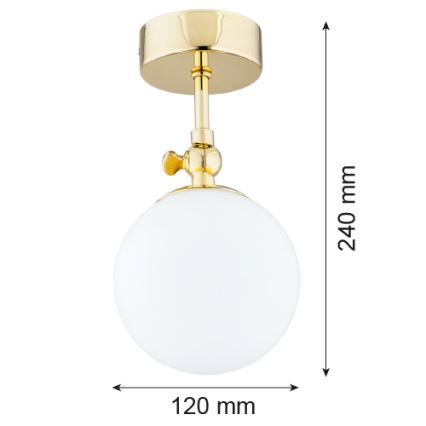 Argon 4001 - Припотолочная люстра для ванной комнаты LATINA 1xE14/40W/230V IP44