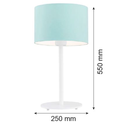 Argon 4127 - Настольная лампа MAGIC 1xE27/15W/230V бирюзовый/белая