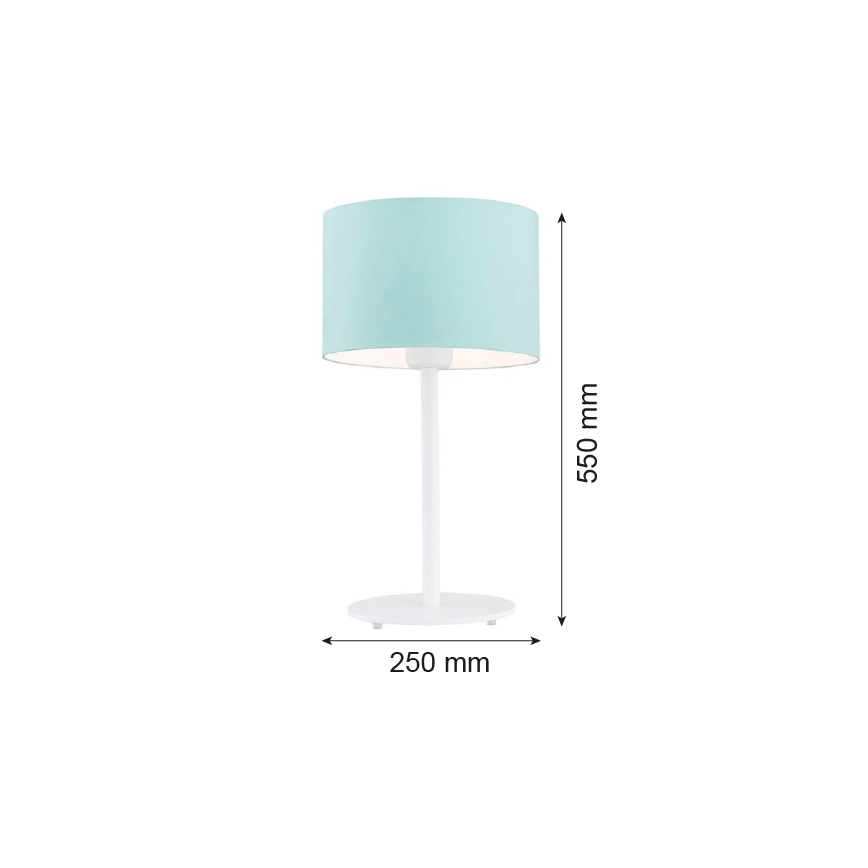 Argon 4127 - Настольная лампа MAGIC 1xE27/15W/230V бирюзовый/белая