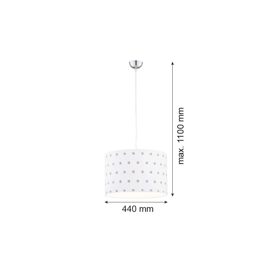 Argon 4133 - Підвісна люстра MAGIC 1xE27/15W/230V білий
