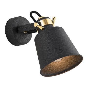 Argon 4161 - Настінний точковий світильник KONGO 1xE27/15W/230V чорний