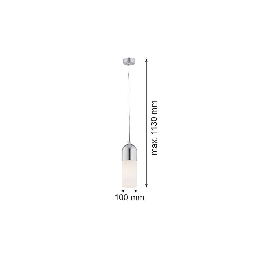 Argon 4211 - Підвісна люстра BURGOS 1xE27/15W/230V глянцевий хром