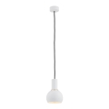 Argon 4215 - Люстра на тросе SINES 1xE27/15W/230V ⌀ 14 cm белая