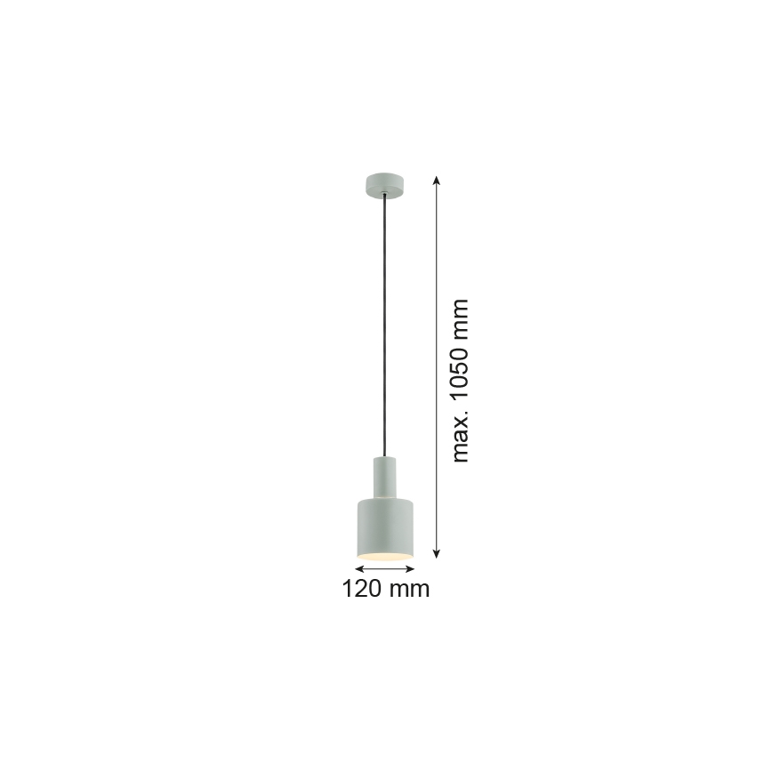 Argon 4217 - Підвісна люстра SINES 1xE27/15W/230V діаметр 12 cm зелений
