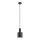 Argon 4219 - Люстра на тросе SINES 1xE27/15W/230V ⌀ 12 cm черная