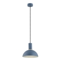 Argon 4221 - Підвісна люстра SINES 1xE27/15W/230V діаметр 28 cm синій