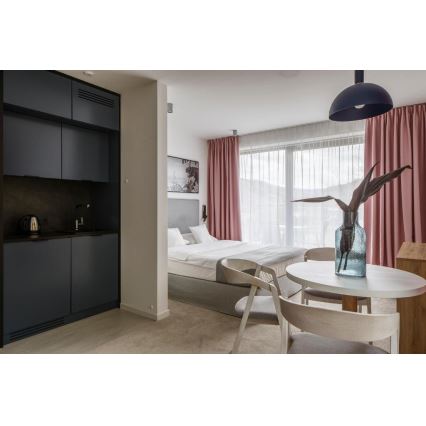 Argon 4222 - Підвісна люстра SINES 1xE27/15W/230V діаметр 28 cm чорний