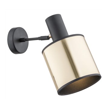 Argon 4279 - Настенный точечный светильник HERMAN 1xE27/15W/230V латунь/черная