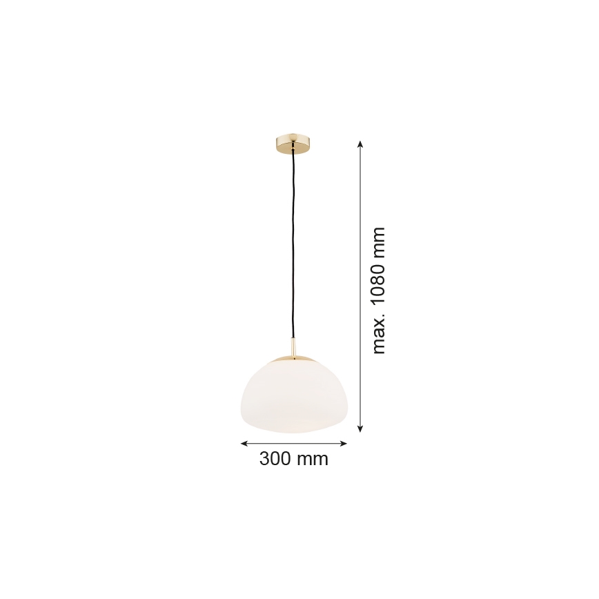 Argon 4316 - Підвісна люстра TRINI 1xE27/15W/230V латунь