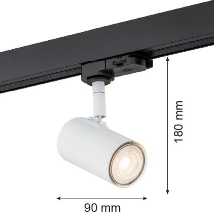 Argon 4327 - Точковий світильник для трекової системи HORTA 1xGU10/5W/230V білий