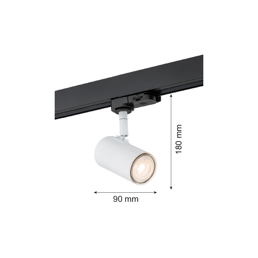 Argon 4327 - Точковий світильник для трекової системи HORTA 1xGU10/5W/230V білий