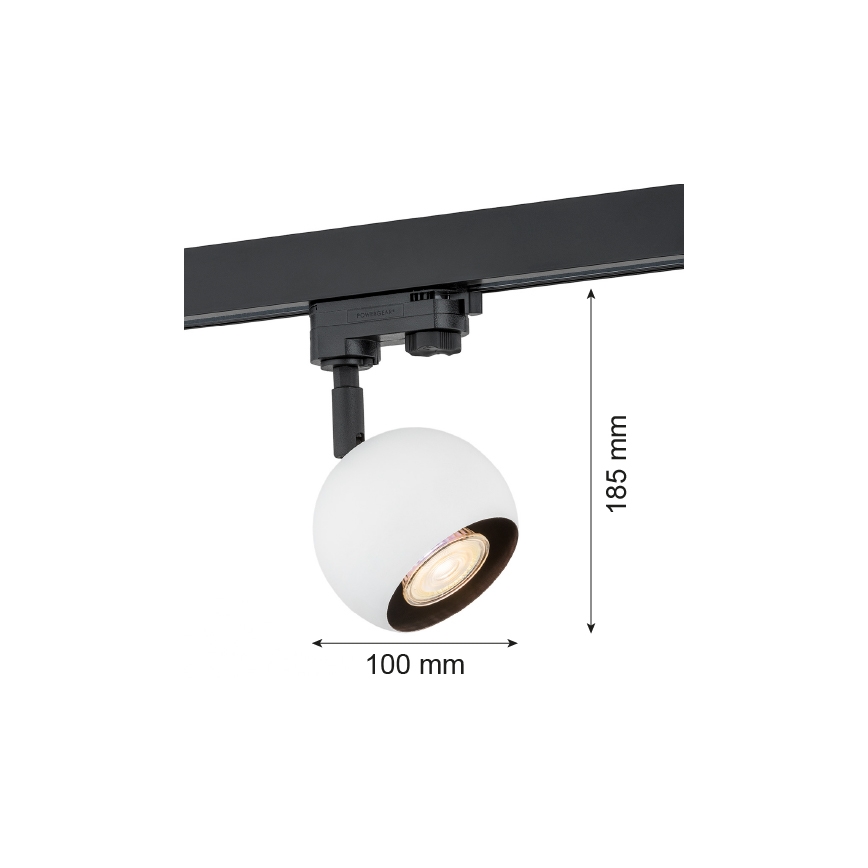 Argon 4377 - Точковий LED світильник для трекової системи MURI 1xGU10/5W/230V білий