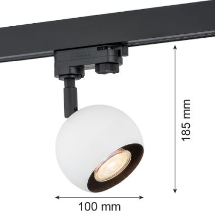 Argon 4377 - Точковий LED світильник для трекової системи MURI 1xGU10/5W/230V білий