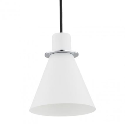 Argon 4681 - Люстра на тросе BEVERLY 1xE27/15W/230V белая/блестящий хром
