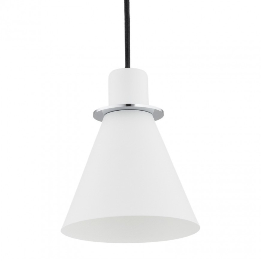 Argon 4681 - Підвісна люстра BEVERLY 1xE27/15W/230V білий/блискучий хром