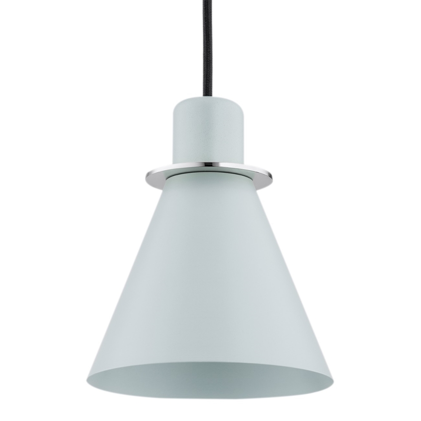Argon 4683 - Люстра на тросе BEVERLY 1xE27/15W/230V голубая/блестящий хром