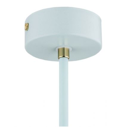 Argon 4685 - Люстра на штанге CHARLOTTE 1xE27/15W/230V голубая/золотая