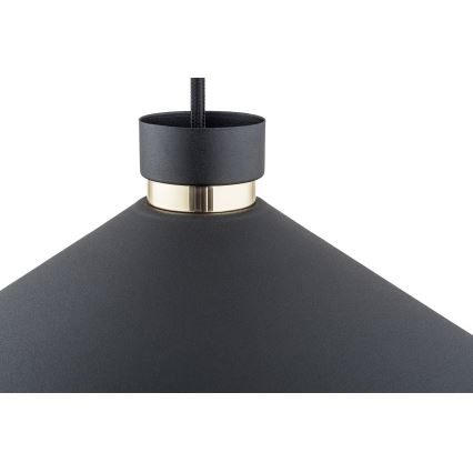 Argon 4695 - Люстра на тросе NASHVILLE 1xE27/15W/230V черная