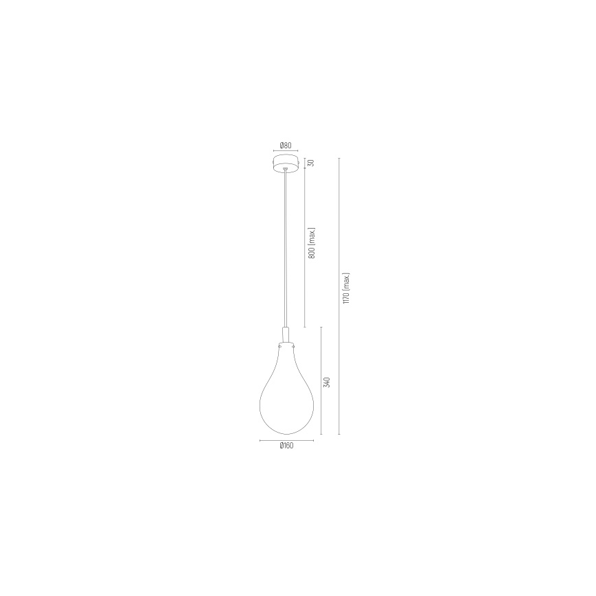 Argon 4716 - Підвісна люстра OAKLAND 1xG9/6W/230V