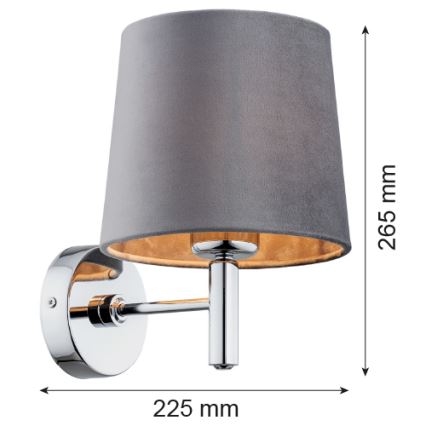 Argon 4725 - Настенный светильник BOLZANO 1xE27/15W/230V