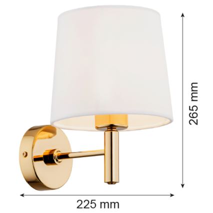 Argon 4728 - Настенный светильник PONTE 1xE27/15W/230V