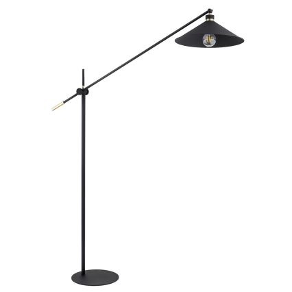 Argon 4732 - Торшер NASHVILLE 1xE27/15W/230V чорний