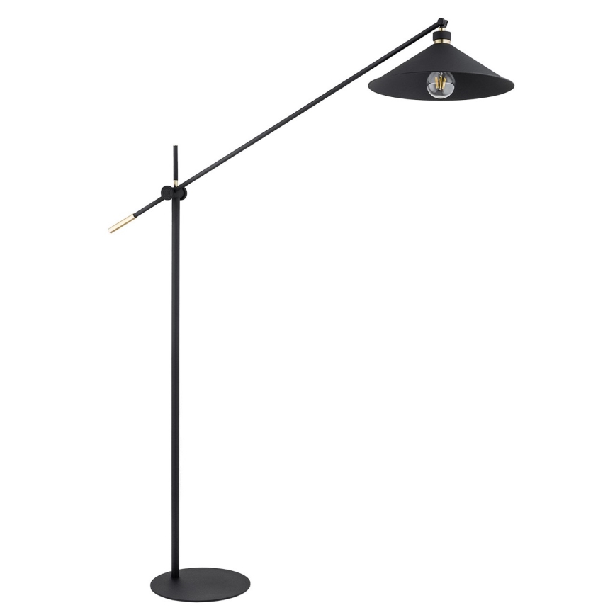Argon 4732 - Торшер NASHVILLE 1xE27/15W/230V чорний