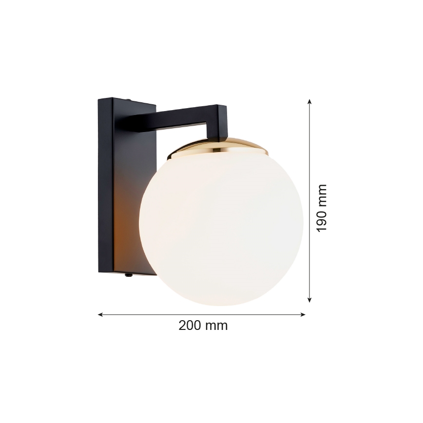 Argon 4771 - Настенный светильник MORITZ 1xE27/15W/230V