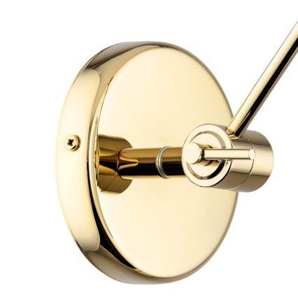 Argon 4898 - Настенная лампа ZAKYNTOS PLUS 1xE27/15W/230V черная/золотая